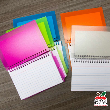 Bazic • Index Card View Poly Spiral Bound